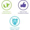 Method Antibacterial All Purpose Cleaner Spray, Wildflower, Kills 99.9% of Household Germs, 28 fl oz (Pack of 8)(Bamboo)