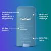 Method Deodorant, Pure Peace, Rose Water, Peonies + Pink Sea Salt notes, 24 Hour Odor Protection, 2.65 oz(Glacier + Granite)