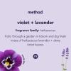 Method Foaming Hand Soap Refill, Violet + Lavender, Recyclable Bottle, 28 fl oz (Pack of 4) (Packaging May Vary)(Violet + Lavender)