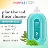 Method Hardwood Floor Cleaner, Squirt + Mop Design, Use as Laminate or Sealed Wood Floor Cleaner, Almond Scent, 25 Fl Oz, 6 Pack, Packaging May Vary(Mint)