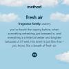 Method Liquid Laundry Detergent, Coconut + Cactus Water, 66 Loads Per Bottle, Stain Remover, 53.5 Fl Oz (Pack of 1)(Fresh Air)