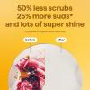 Method Super Shine Liquid Dish Soap, Powered by Enzymes, Free + Clear, Unscented, 16 fl oz(Coastal Citron)