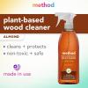 Method Wood Polish, Almond, For Wood Surfaces, Furniture and Cabinets, 14 Ounces (Pack of 6)(28 Fl Oz (Pack of 3))