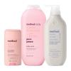 Bundle of Method Pure Peace Body Wash, 18 oz (Pack of 1) + Method Pure Peace Deodorant, 2.65 oz (Pack of 1) + Method Simply Nourish Body Lotion, 14 oz (Pack of 1)
