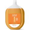 Method Gel Dish Soap Refill, Clementine Scent, Powerful Cleaning Formula, Large Refill Tub, Cuts Through Grease, 54 Fl Oz(54 Fl Oz (Pack of 1))