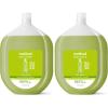 Method Gel Dish Soap Refill, Lime + Sea Salt Scent, Powerful Cleaning Formula, Large Refill Tub, Cuts Through Grease, 54 Fl Oz (Pack of 4)(54 Fl Oz (Pack of 2))