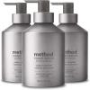 Method Gel Hand Soap, Vanilla + Raspberry, Reusable Pink Aluminum Bottle, 12 oz (Pack of 3)(Violet + Lavender)