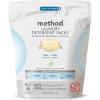 Method Laundry Detergent Packs; Fragrance Free + Clear; Stain Remover that Works in Hot & Cold Water; 42 Packs per Bag; 4 Pack (168 Loads); Packaging May Vary(Free + Clear)