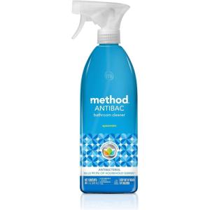 Method Antibacterial Bathroom Cleaner, Spearmint, Removes Mold + Mildew stains, 28 Fl Oz(Spearmint)