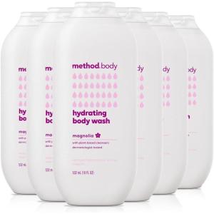 Method Body Wash, Daily Zen, Paraben and Phthalate Free, 18 oz (Pack of 6)(Magnolia)
