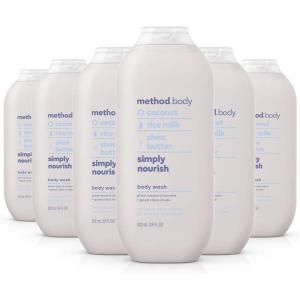 Method Body Wash, Daily Zen, Paraben and Phthalate Free, 18 oz (Pack of 6)(Simply Nourish)