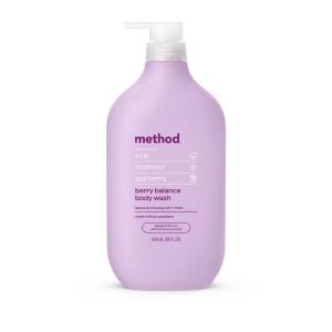 Method Body Wash, Wind Down, Paraben and Phthalate Free, 28 FL Oz (Pack of 1)(Berry Balance)