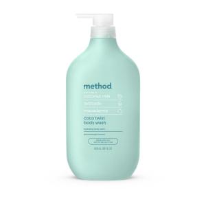 Method Body Wash, Wind Down, Paraben and Phthalate Free, 28 FL Oz (Pack of 1)(Coconut)