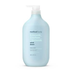 Method Body Wash, Wind Down, Paraben and Phthalate Free, 28 FL Oz (Pack of 1)(Wind Down)