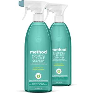 Method Foaming Bathroom Cleaner, Eucalyptus Mint, 28 Ounce, 2 pack, Packaging May Vary
