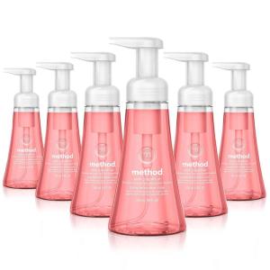Method Foaming Hand Soap, Pink Grapefruit, 10 fl oz, (Pack of 6)(10 Fl Oz (Pack of 6))