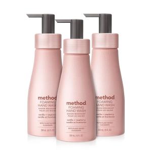 Method Foaming Hand Soap Refill, Violet + Lavender, Recyclable Bottle, 28 fl oz (Pack of 4) (Packaging May Vary)(Vanilla + Raspberry)