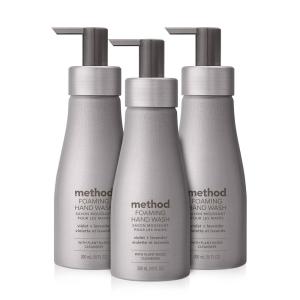 Method Foaming Hand Soap Refill, Violet + Lavender, Recyclable Bottle, 28 fl oz (Pack of 4) (Packaging May Vary)(Violet + Lavender)