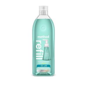 Method Foaming Hand Soap, Refill, Waterfall, 28 oz (Packaging May Vary)(28 Fl Oz (1 Pack))