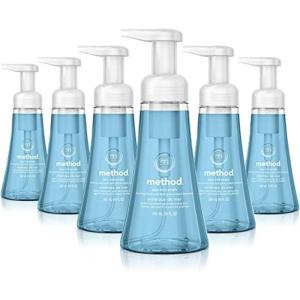 Method Foaming Hand Soap, Sea Minerals, Paraben and Phthalate Free, 10 Fl Oz (Pack of 6)(10 Fl Oz (Pack of 6))