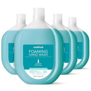 Method Foaming Hand Soap, Waterfall, 10 fl oz (Pack of 3)(28 Fl Oz (Pack of 4))