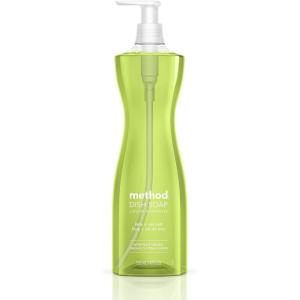 Method Gel Dish Soap Refill, Lime + Sea Salt Scent, Powerful Cleaning Formula, Large Refill Tub, Cuts Through Grease, 54 Fl Oz (Pack of 4)(18 Fl Oz (Pack of 1))