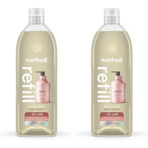 Method Gel Hand Soap Refill, Vanilla + Raspberry, 34 Fl Oz (Pack of 1) (Packaging May Vary)(34 Fl Oz (Pack of 2))