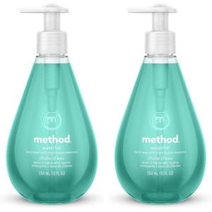 Method Gel Hand Soap, Waterfall, 12 fl oz (Pack of 3)(12 Fl Oz (Pack of 2))