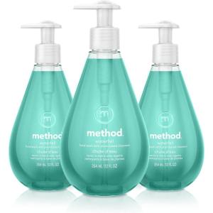 Method Gel Hand Soap, Waterfall, 12 fl oz (Pack of 3)(12 Fl Oz (Pack of 3))