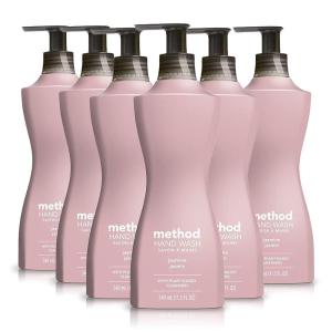 Method Gel Hand Wash, Yuzu, 11.5 fl oz (Pack of 6)(Jasmine)