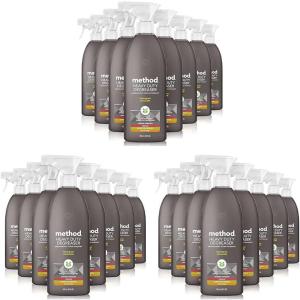Method Heavy Duty Degreaser, Lemongrass Scent, Oven Cleaner & Stove Top Cleaner, 28 Oz Spray Bottle (Pack of 1),(Packaging may vary)(28 Fl Oz (Pack of 24))