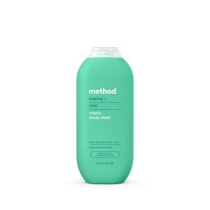 Method Men Body Wash, Juniper + Sage, Paraben and Phthalate Free, 18 fl oz (Pack of 1)(Marine + Mist)