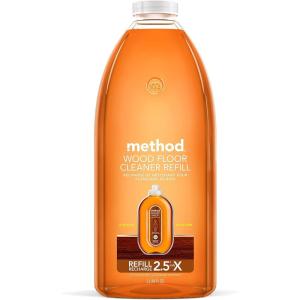 Method Squirt + Mop Hardwood Floor Cleaner Refill, Almond, 68 Ounce(68 Fl Oz (Pack of 1))