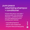 Bundle of Method Wind Down Body Wash, 18 oz (Pack of 1) + Method Pure Peace Volumizing Shampoo, 14 oz (Pack of 1) + Method Pure Peace Volumizing Conditioner, 13.5 oz (Pack of 1)