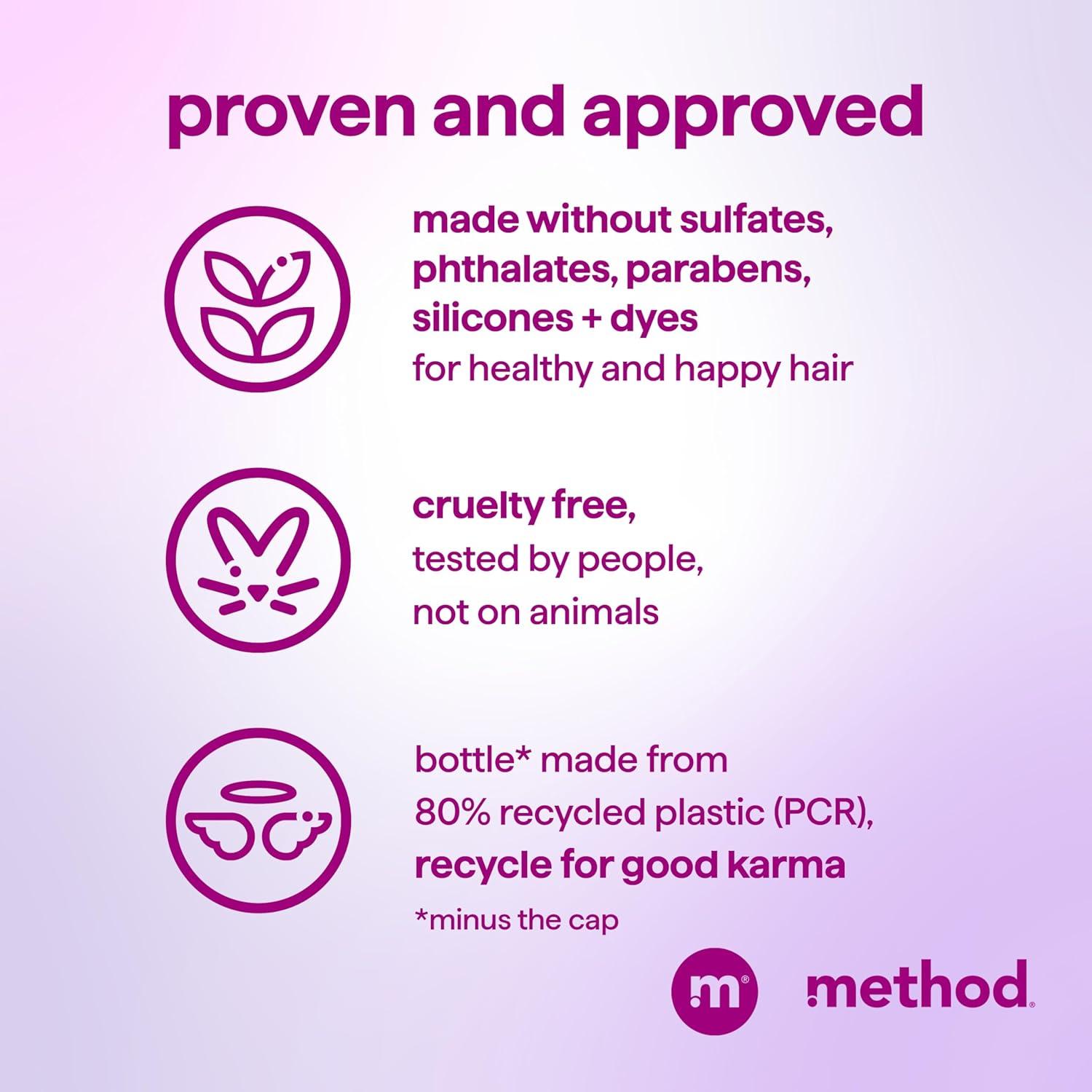 image:imageMethod Smoothing Conditioner Serene Escape for Curly Hair Nourishes and Softens Safe for ColorTreated Hair SulfateFree and CrueltyFree 135 oz