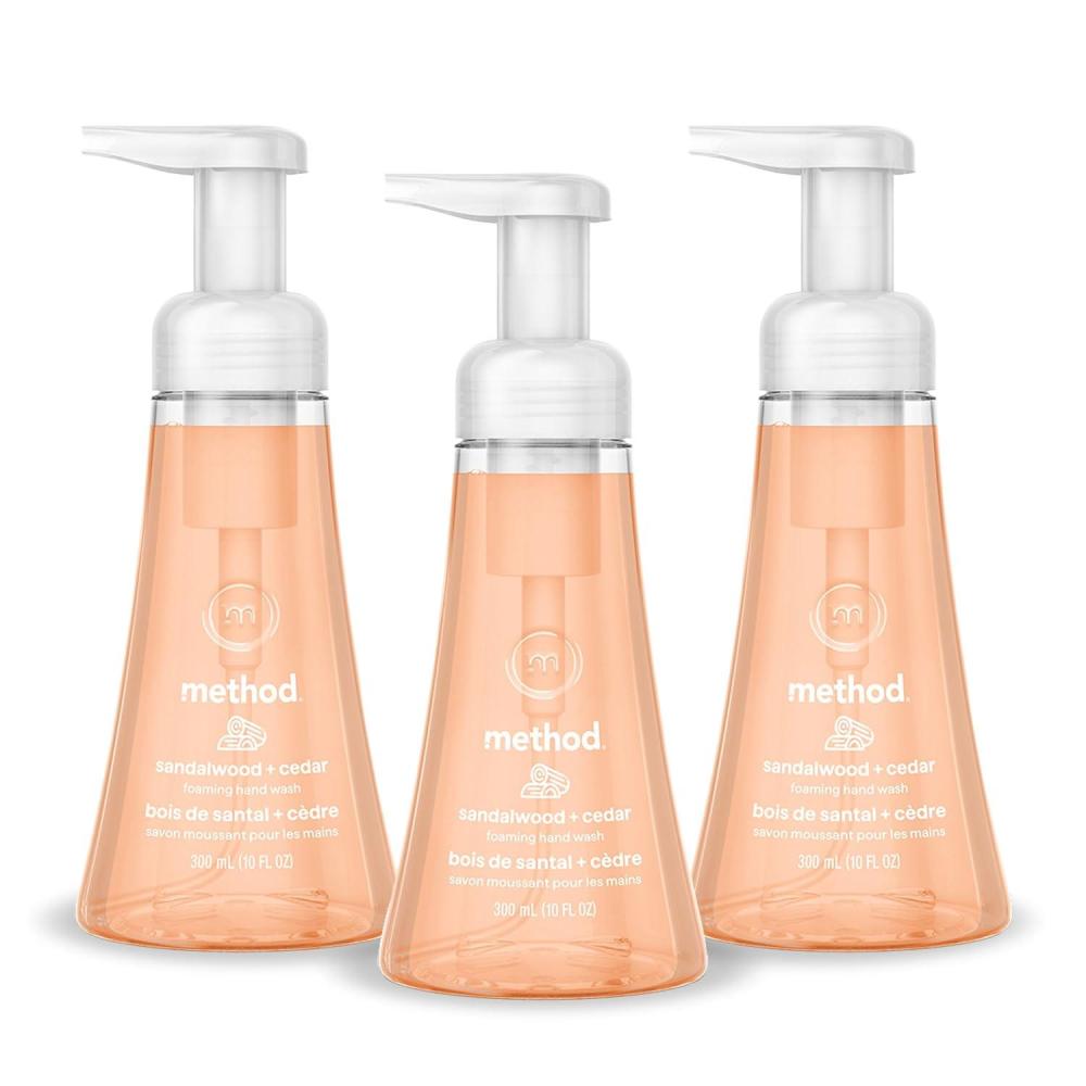 image:imageMethod Foaming Hand Wash Sandalwood Cedar 10 fl oz 3 pack10 Fl Oz Pack of 3