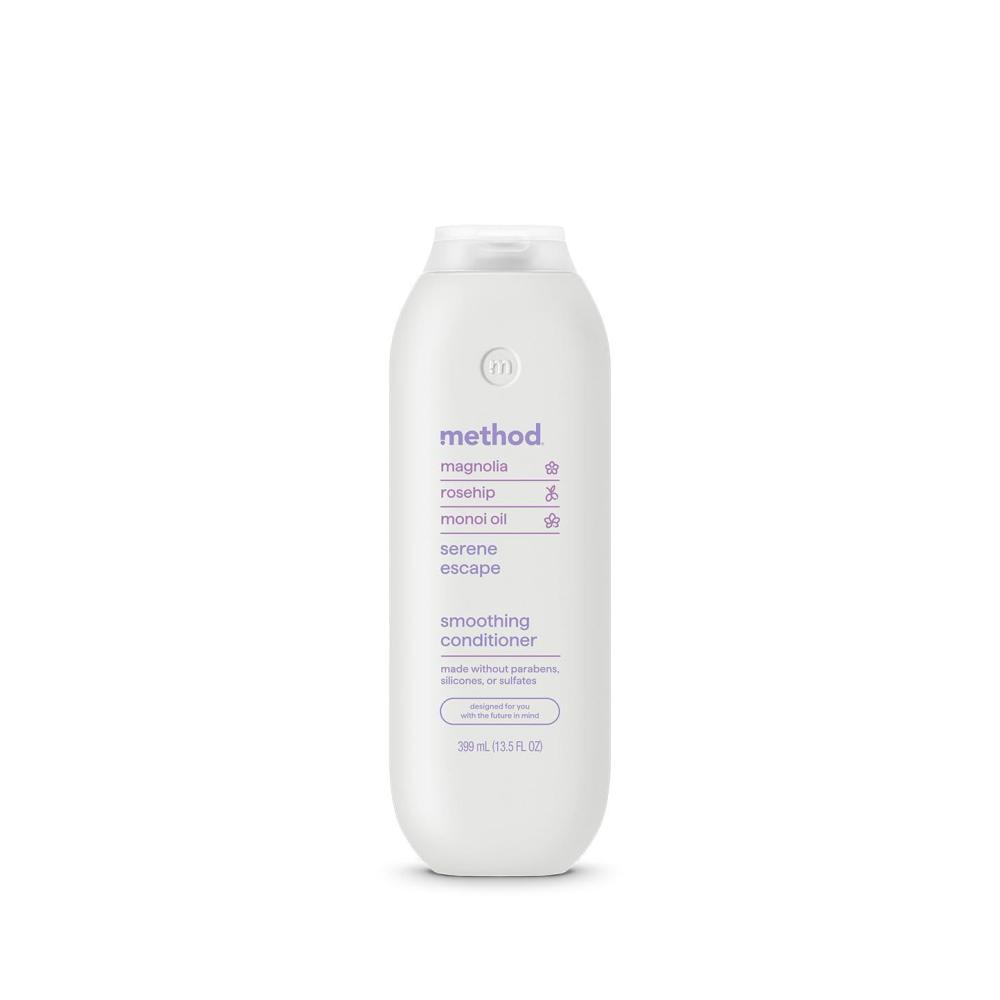 image:imageMethod Smoothing Conditioner Serene Escape for Curly Hair Nourishes and Softens Safe for ColorTreated Hair SulfateFree and CrueltyFree 135 oz