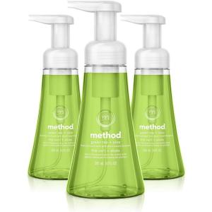 Method Foaming Hand Soap, Green Tea + Aloe, 10 Ounce (Pack of 3)