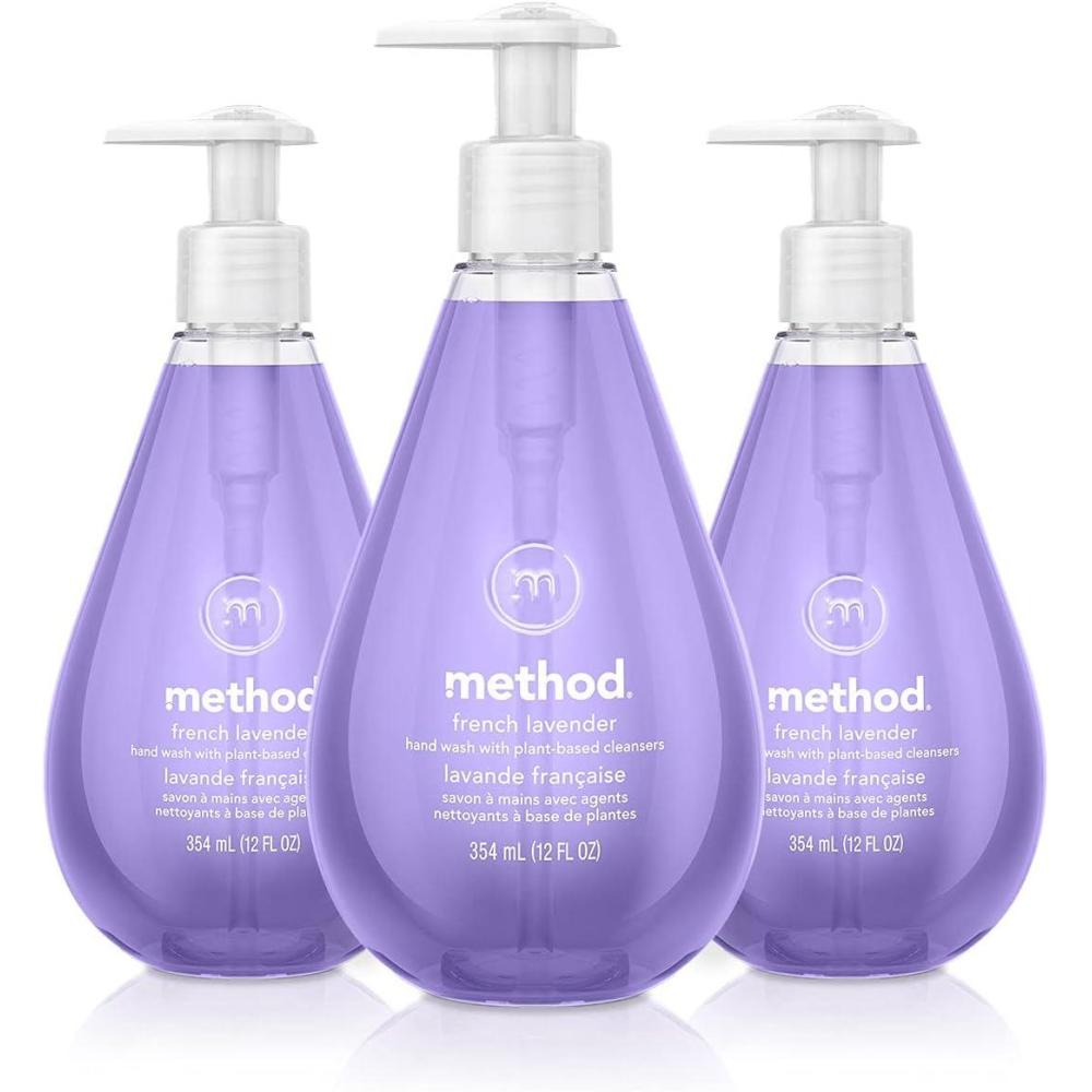 image:imageMethod Gel Hand Wash French Lavender 12 fl oz Pack of 312 Fl Oz Pack of 3