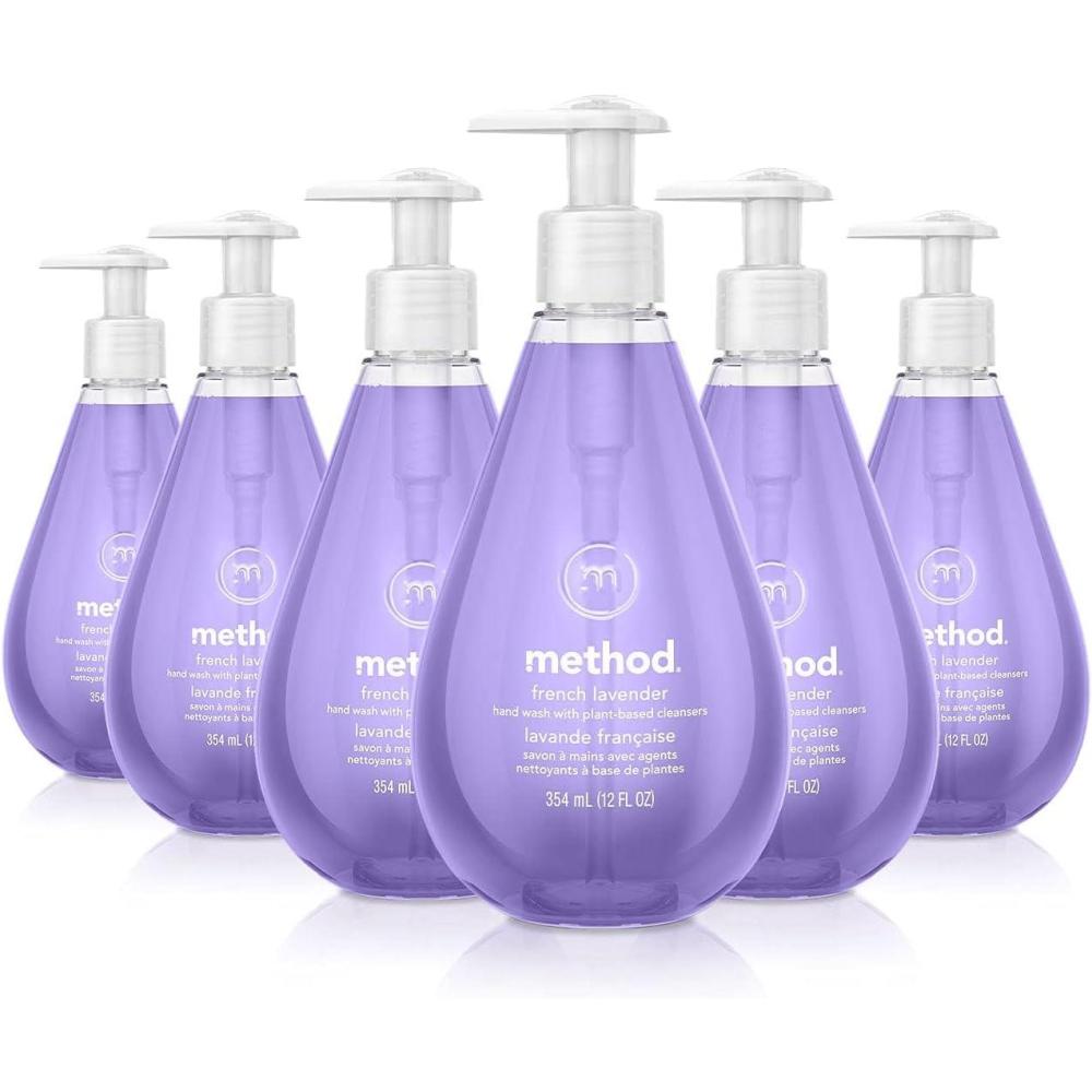 image:imageMethod Gel Hand Wash French Lavender 12 fl oz Pack of 312 Fl Oz Pack of 6