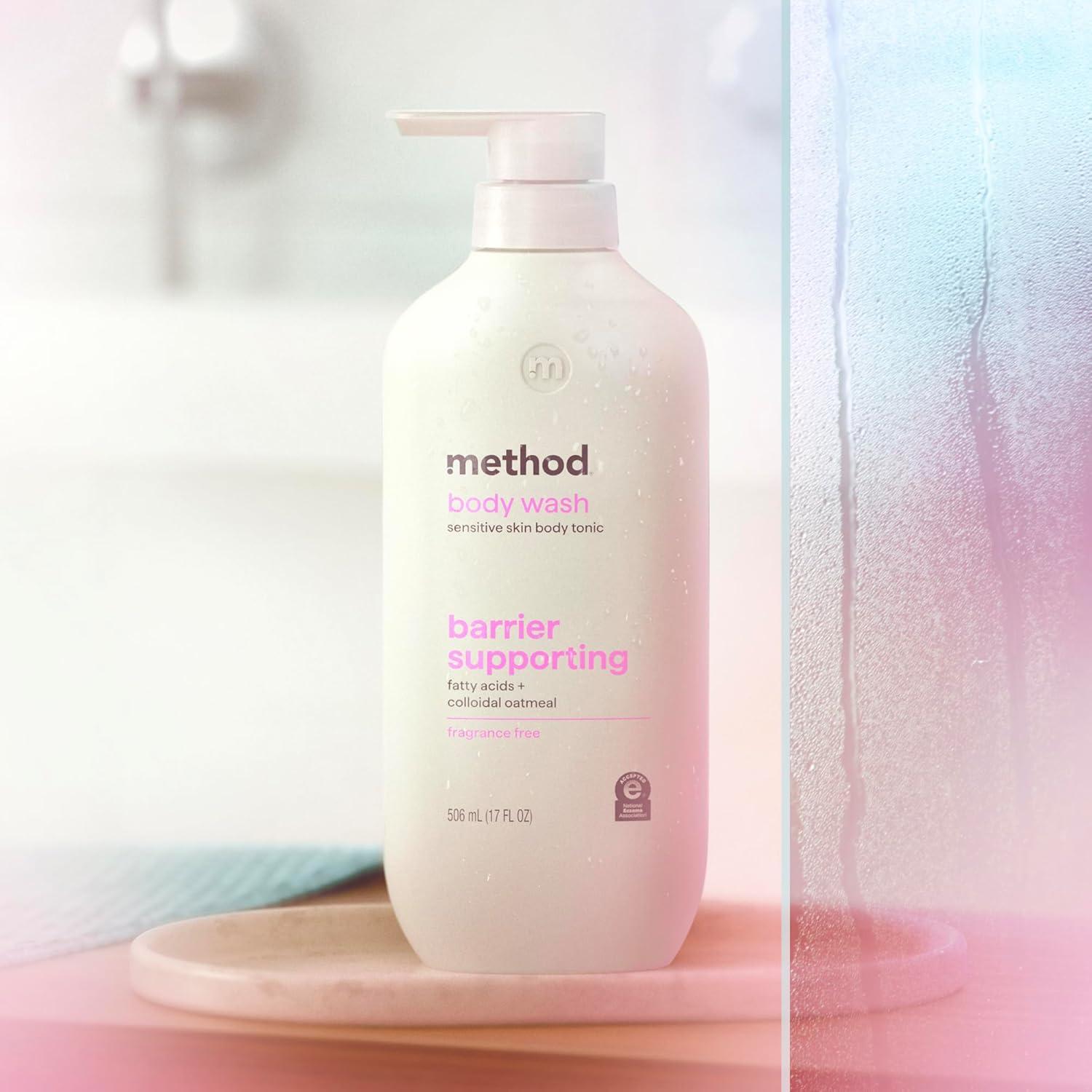 image:imageMethod Body Wash Instant Hydration Body Tonic with notes of Amber Wood Musk and Lavender 17 fl ozFragrance Free