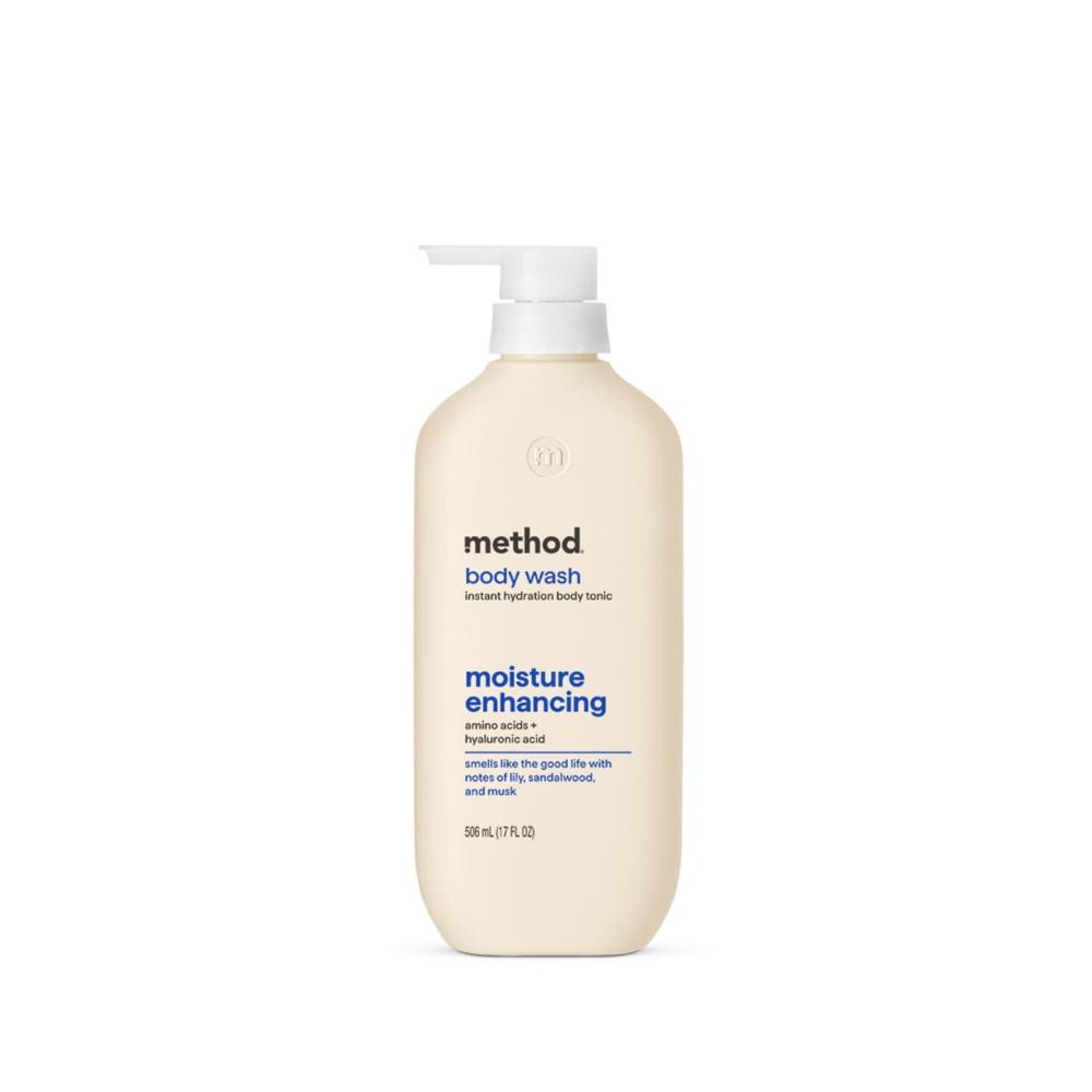 image:imageMethod Body Wash Instant Hydration Body Tonic with notes of Amber Wood Musk and Lavender 17 fl ozLily Sandalwood Musk