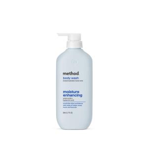 Method Body Wash, Instant Hydration Body Tonic – with notes of Amber Wood, Musk and Lavender​, 17 fl oz(Amber Wood + Musk + Lavender)