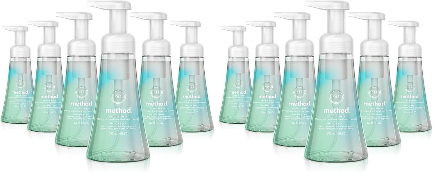 image:imageMethod Foaming Hand Wash Coconut Water 10 Fl Oz Pack of 1Pump Bottle