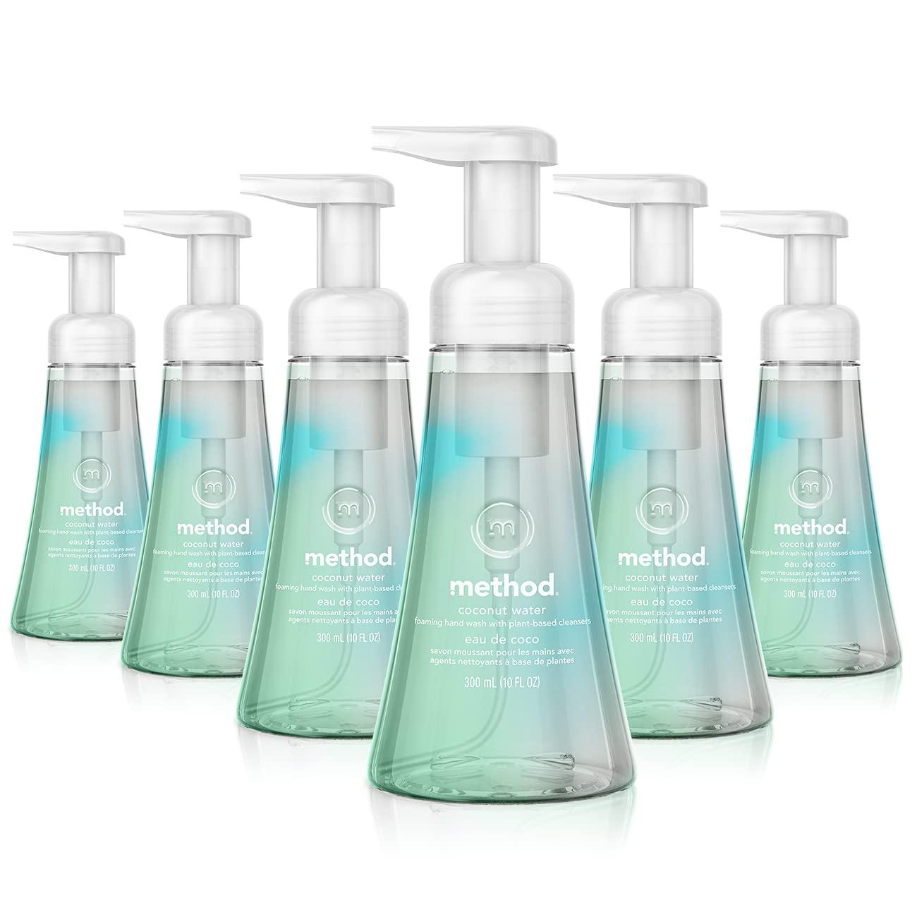 image:imageMethod Foaming Hand Wash Coconut Water 10 Fl Oz Pack of 1Pump Bottle