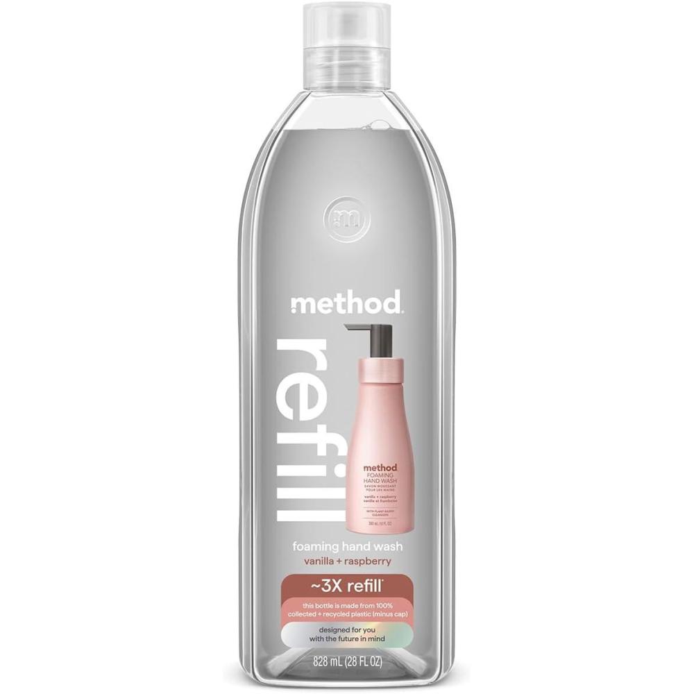 image:imageMethod Foaming Hand Soap Refill Vanilla Raspberry 28 Fl Oz Pack of 1 Packaging May Vary