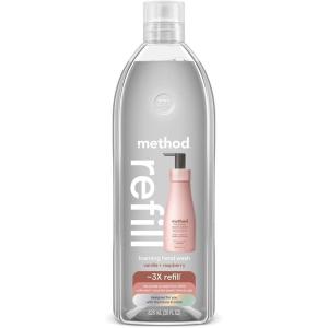 Method Foaming Hand Soap Refill, Vanilla + Raspberry, 28 Fl Oz (Pack of 1) (Packaging May Vary)