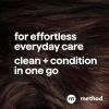 Method Men 2-in-1 Shampoo and Conditioner, Moss + Meadow – Cleans and Conditions with Argan and Jojoba Oil – Made without Parabens – 14 oz