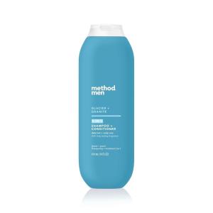 Method Men 2-in-1 Shampoo and Conditioner, Glacier + Granite – Cleans and Conditions with Argan and Jojoba Oil – Made without Parabens – 14 oz(14 Fl Oz (Pack of 1))