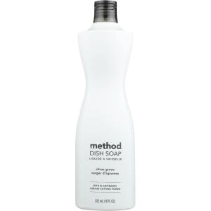 Method Gel Dish Soap, Citrus Grove, Tough on Grease, 18 Fl Oz (Pack of 1)